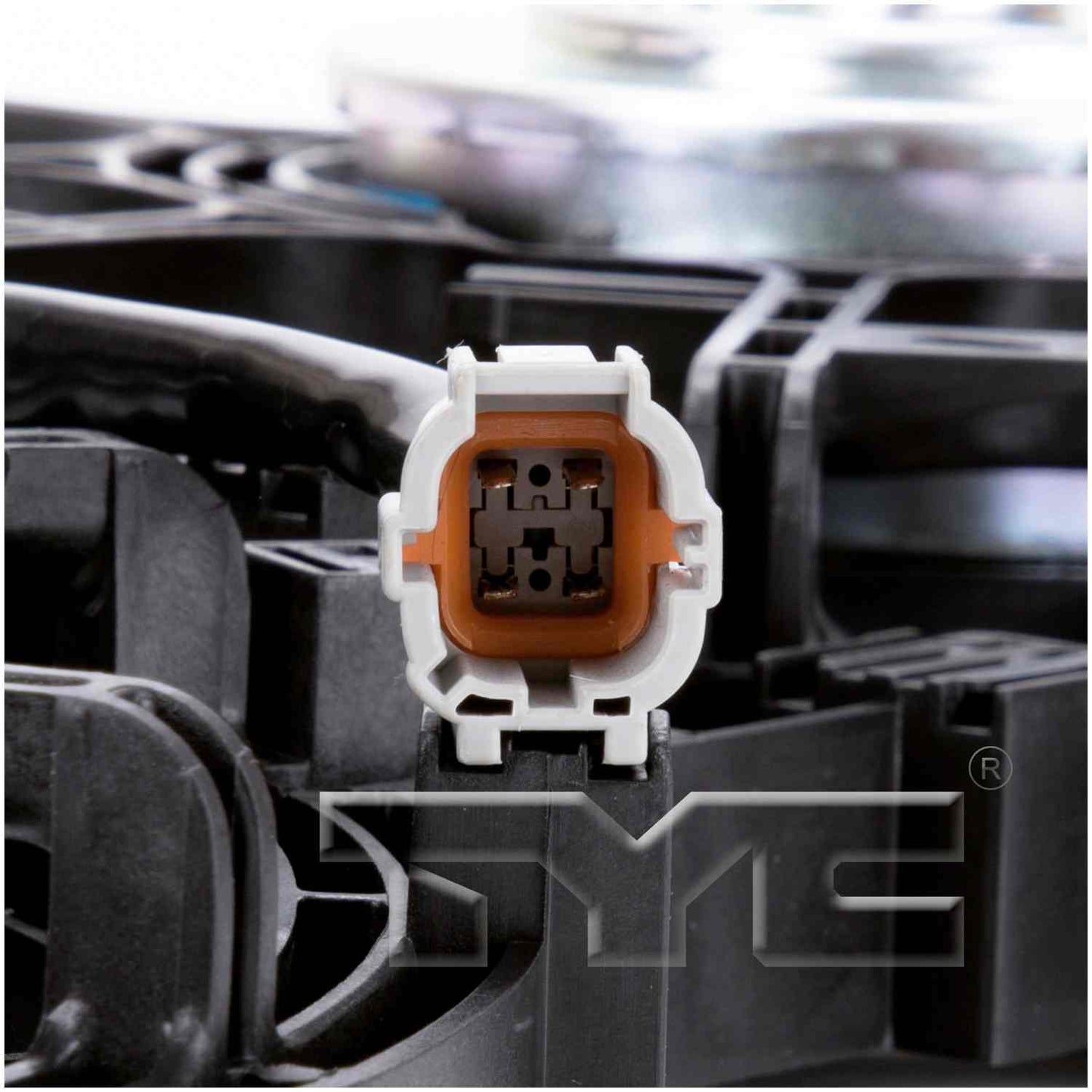 TYC Dual Radiator and Condenser Fan Assembly