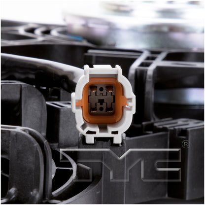 TYC Dual Radiator and Condenser Fan Assembly