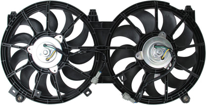 TYC Dual Radiator and Condenser Fan Assembly