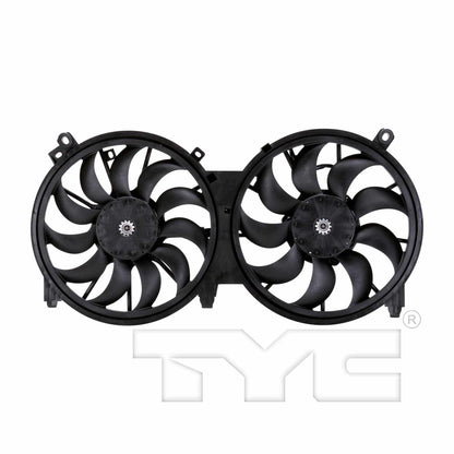 TYC Dual Radiator and Condenser Fan Assembly