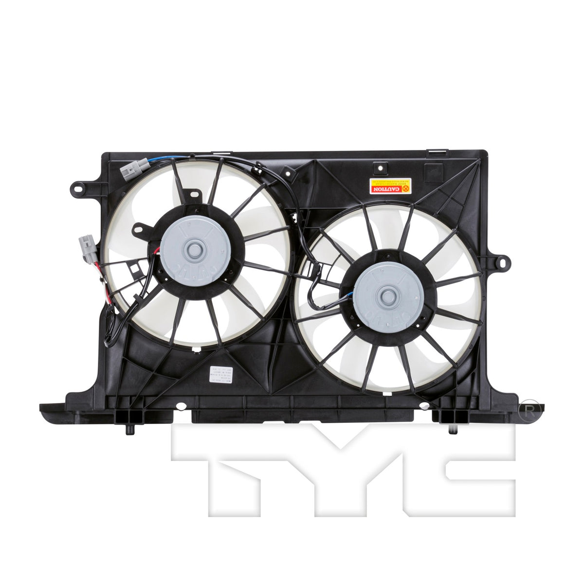 TYC Dual Radiator and Condenser Fan Assembly 622160