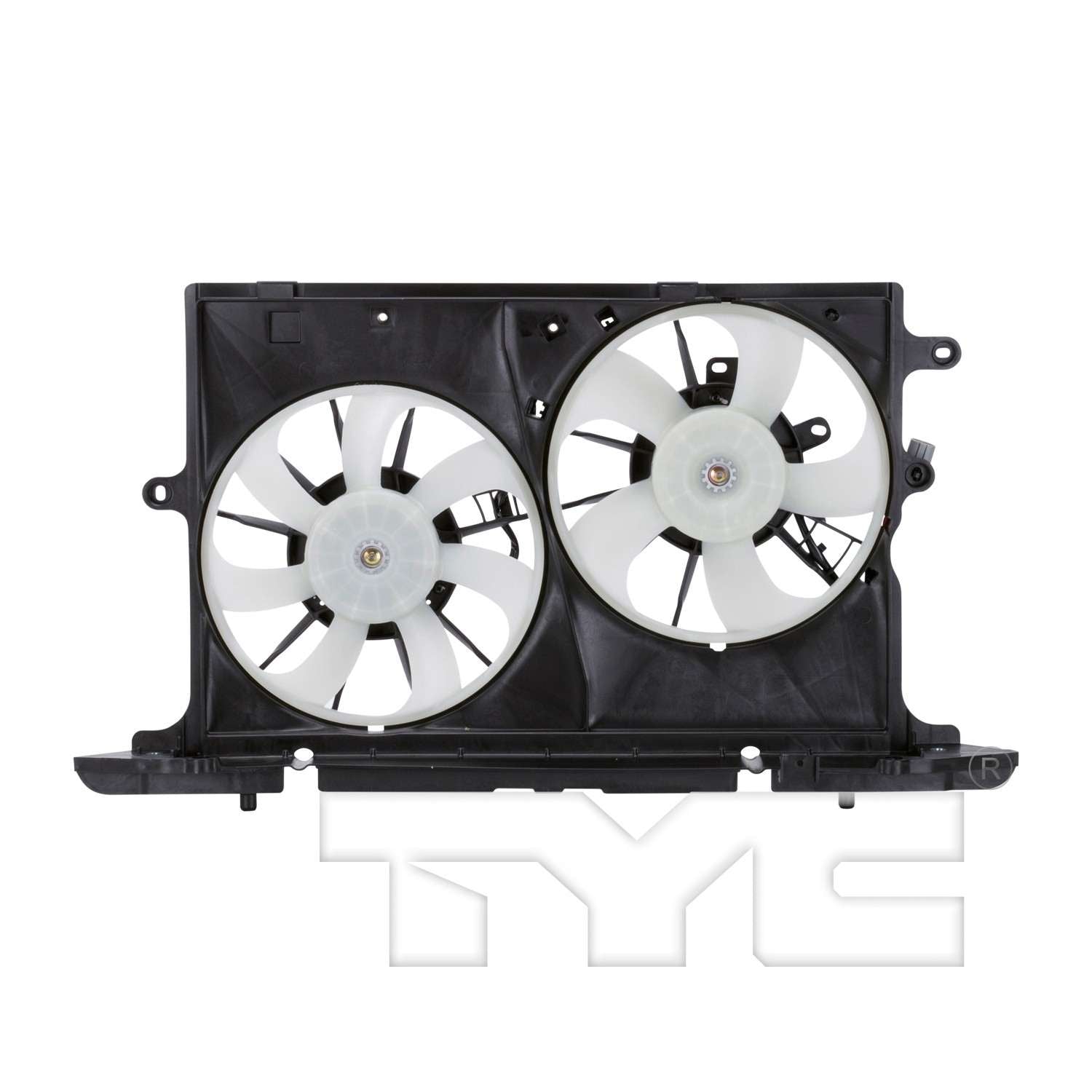 TYC Dual Radiator and Condenser Fan Assembly 622160