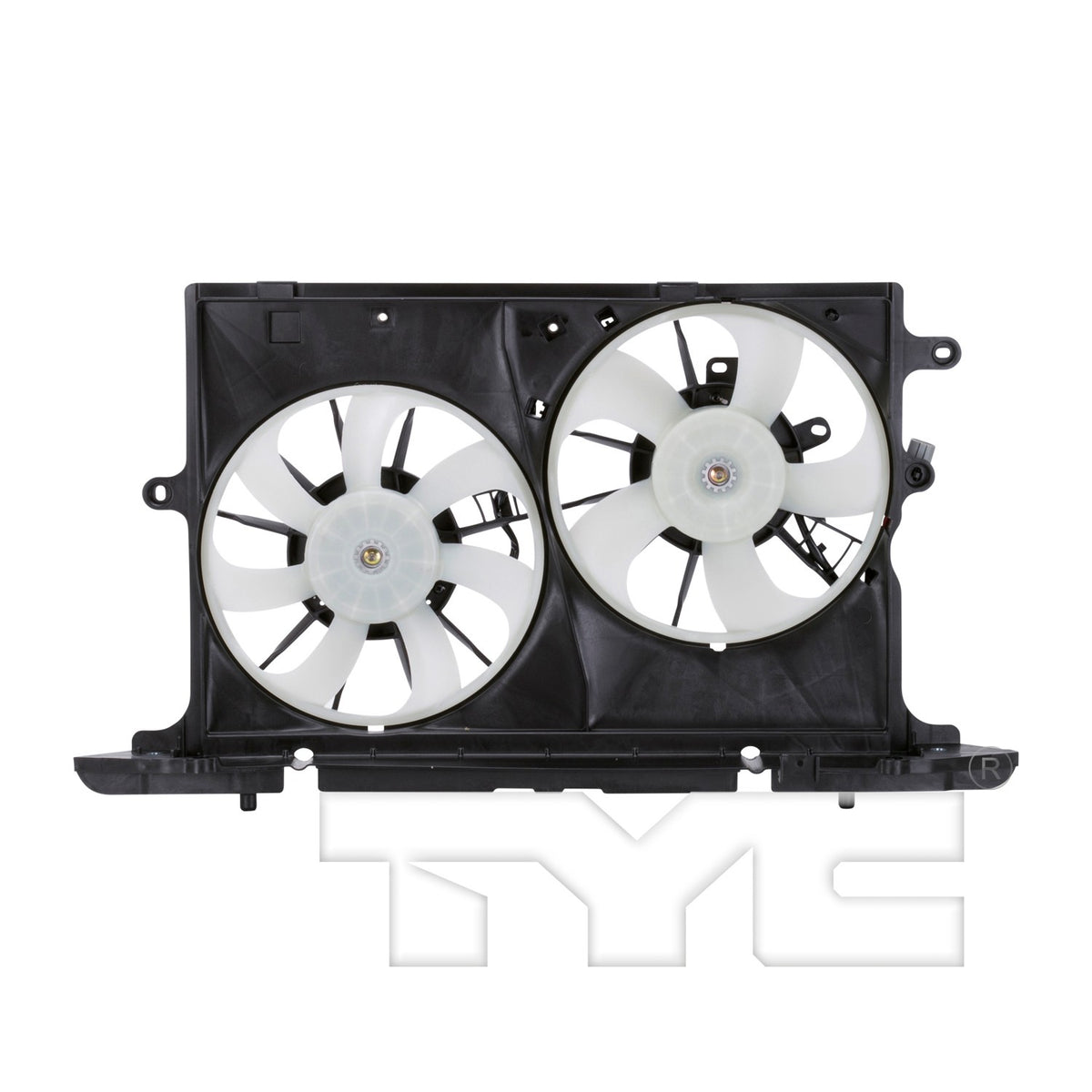 TYC Dual Radiator and Condenser Fan Assembly 622160