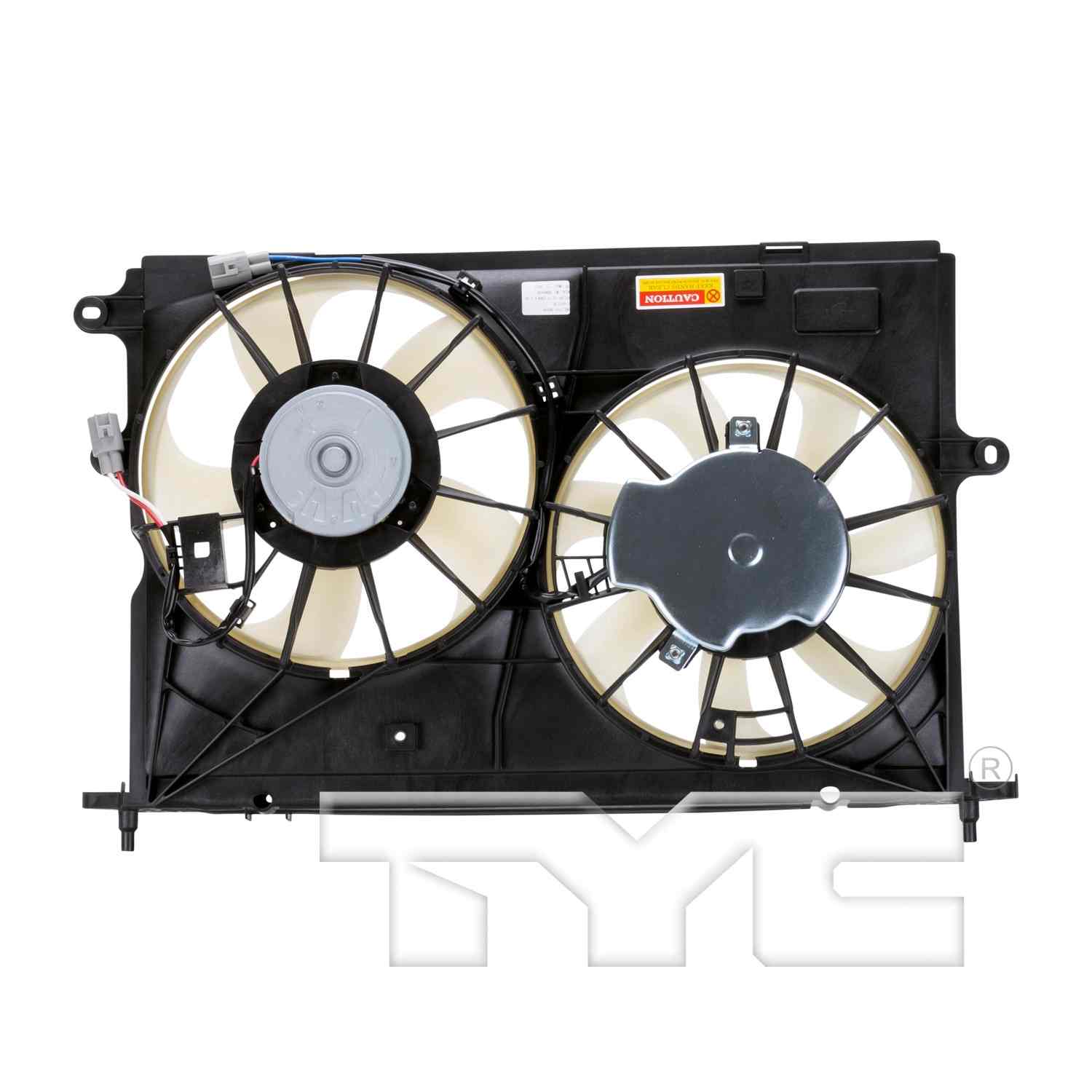 TYC Dual Radiator and Condenser Fan Assembly 622170