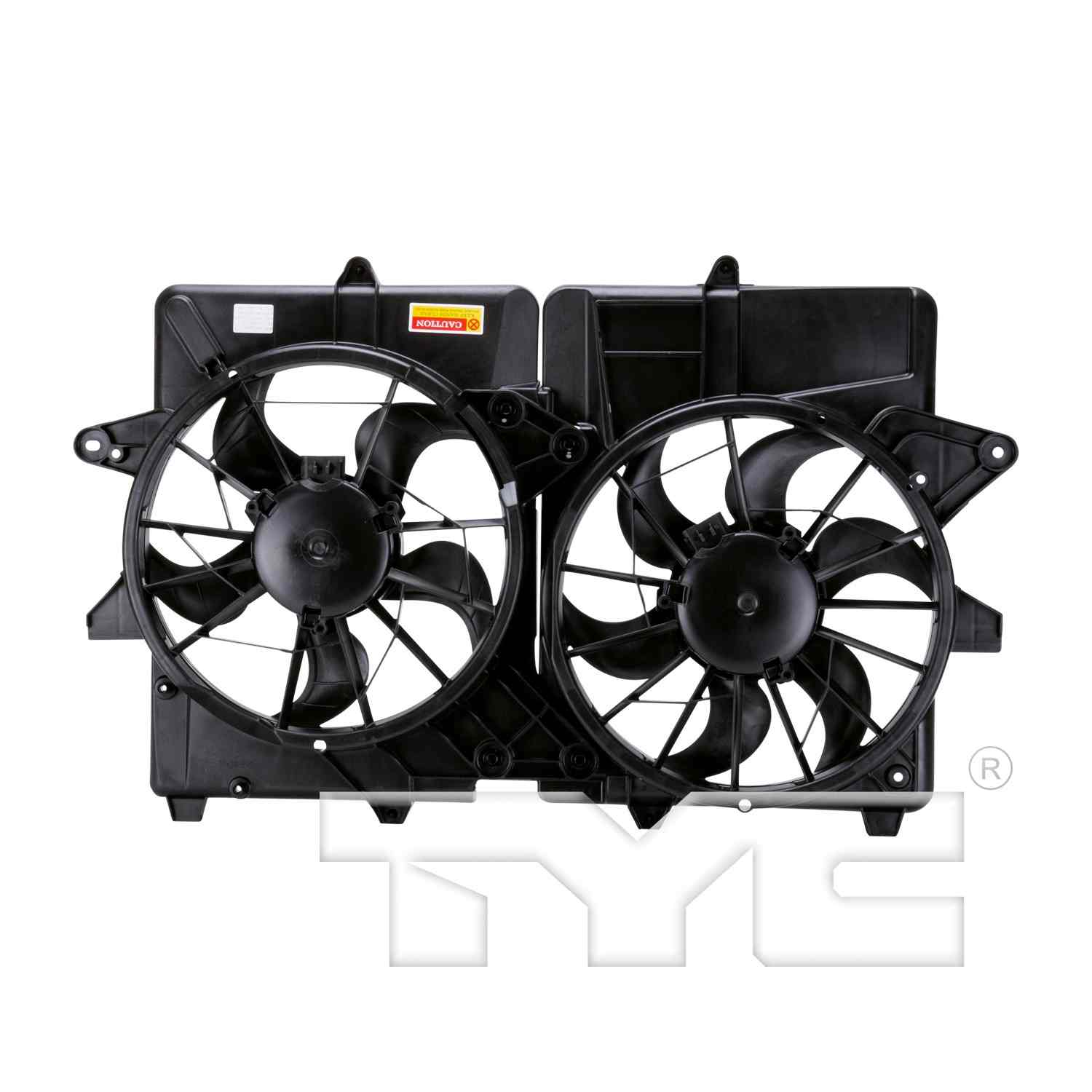 TYC Dual Radiator and Condenser Fan Assembly 622180