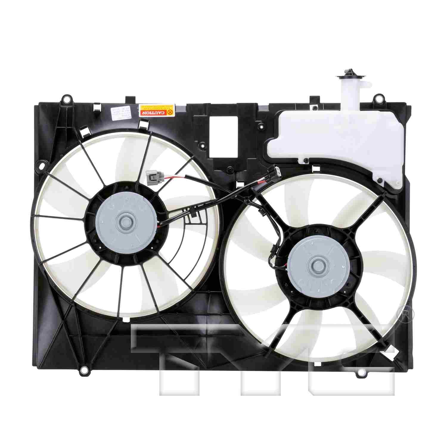 TYC Dual Radiator and Condenser Fan Assembly 622190