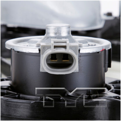 TYC Dual Radiator and Condenser Fan Assembly