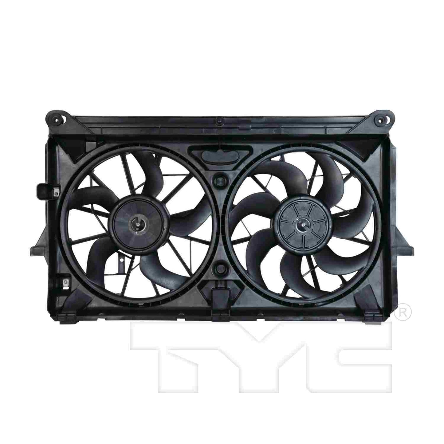 TYC Dual Radiator and Condenser Fan Assembly 622220
