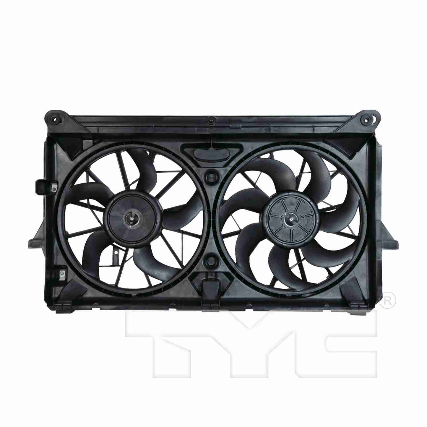 TYC Dual Radiator and Condenser Fan Assembly 622220