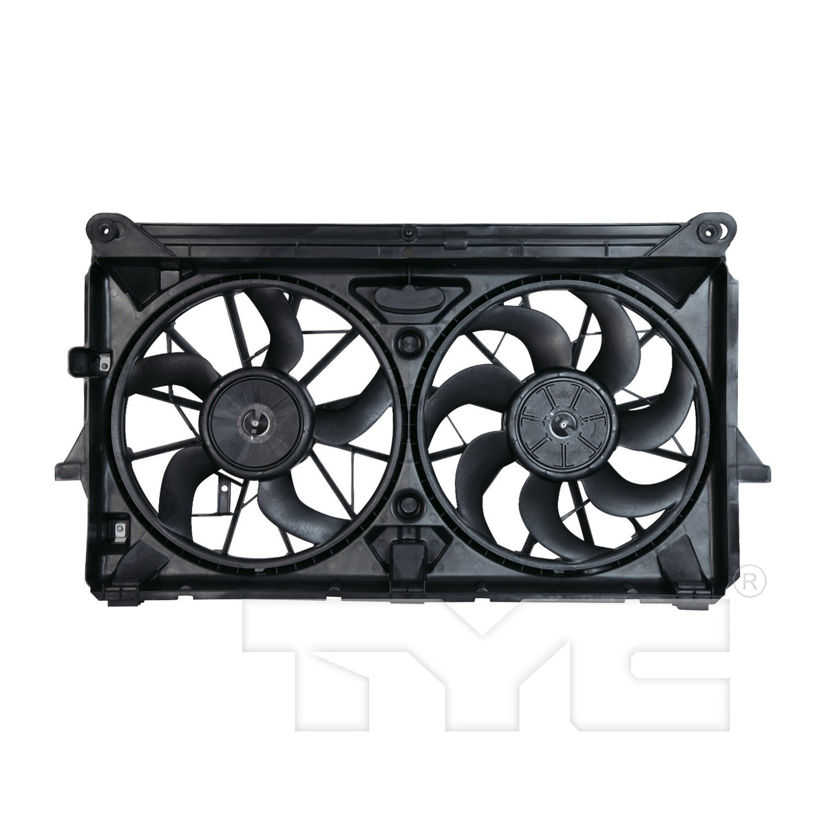 TYC Dual Radiator and Condenser Fan Assembly 622220