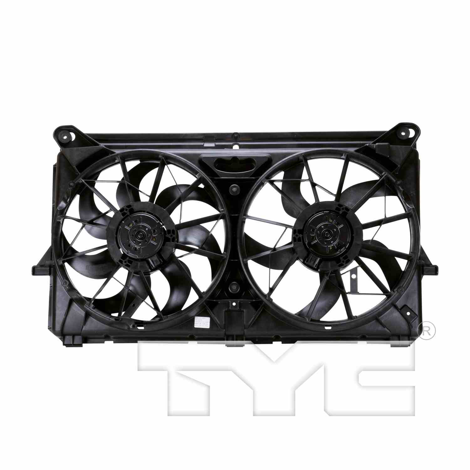 TYC Dual Radiator and Condenser Fan Assembly 622230