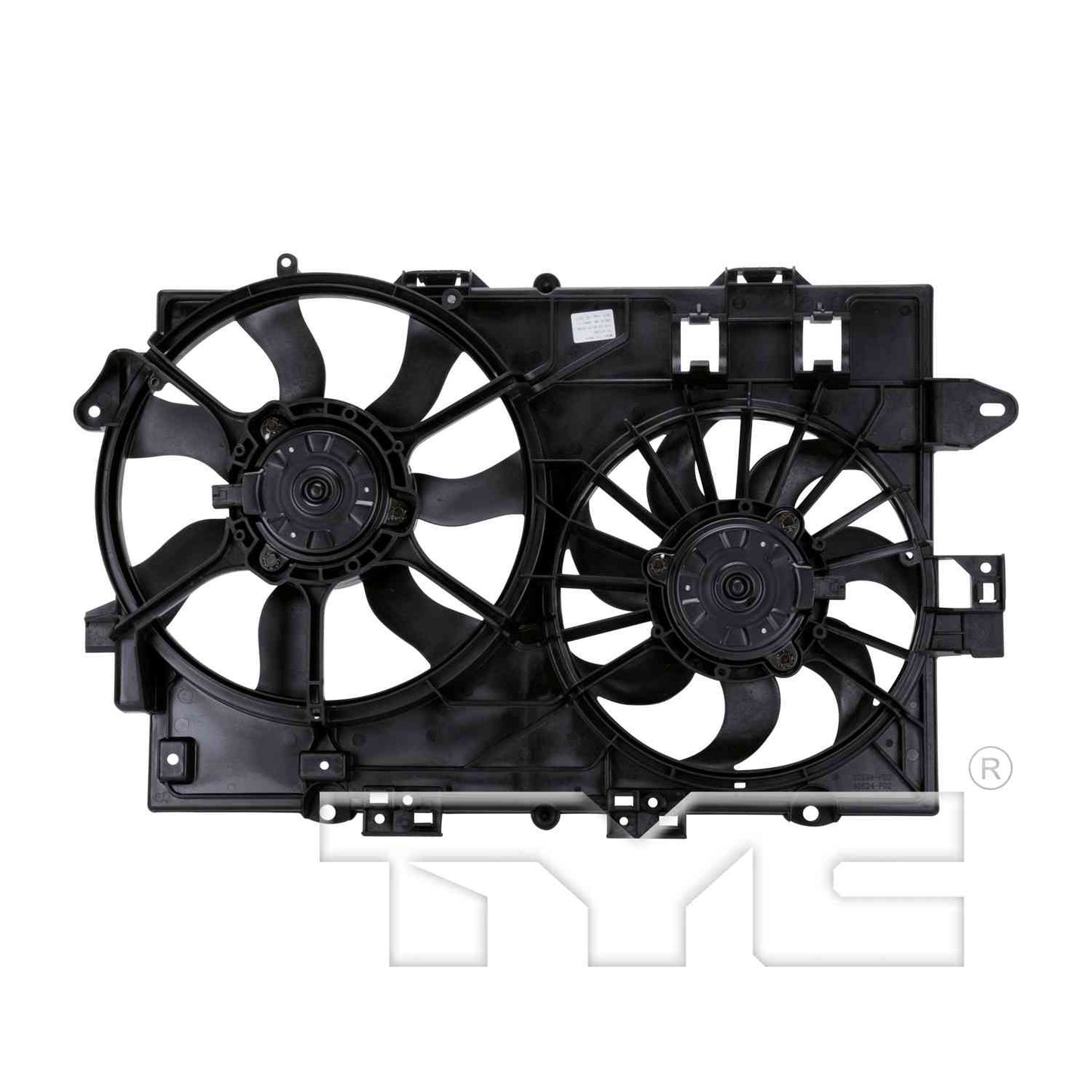 TYC Dual Radiator and Condenser Fan Assembly 622300