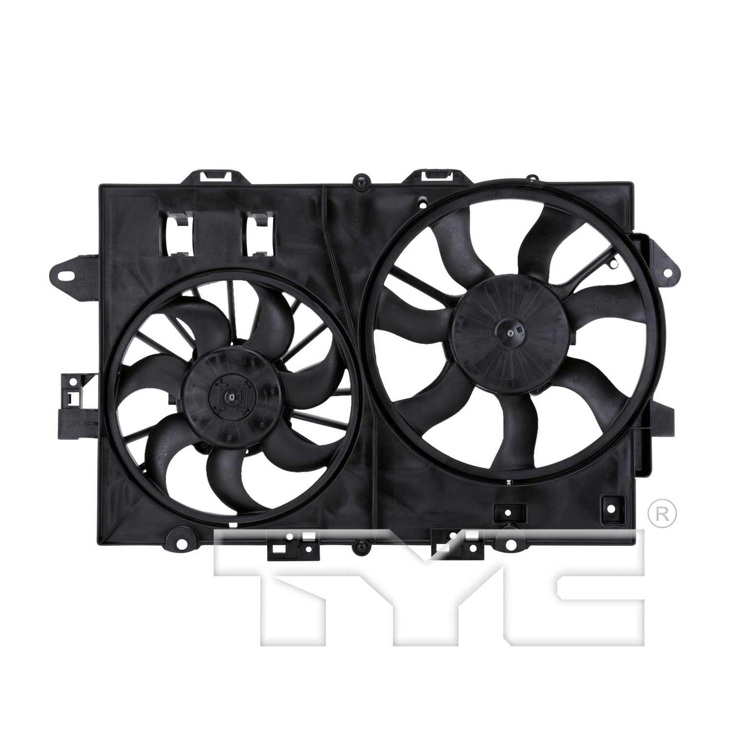 TYC Dual Radiator and Condenser Fan Assembly 622300