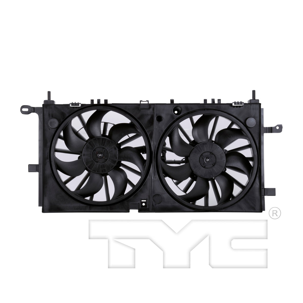 TYC Dual Radiator and Condenser Fan Assembly 622340