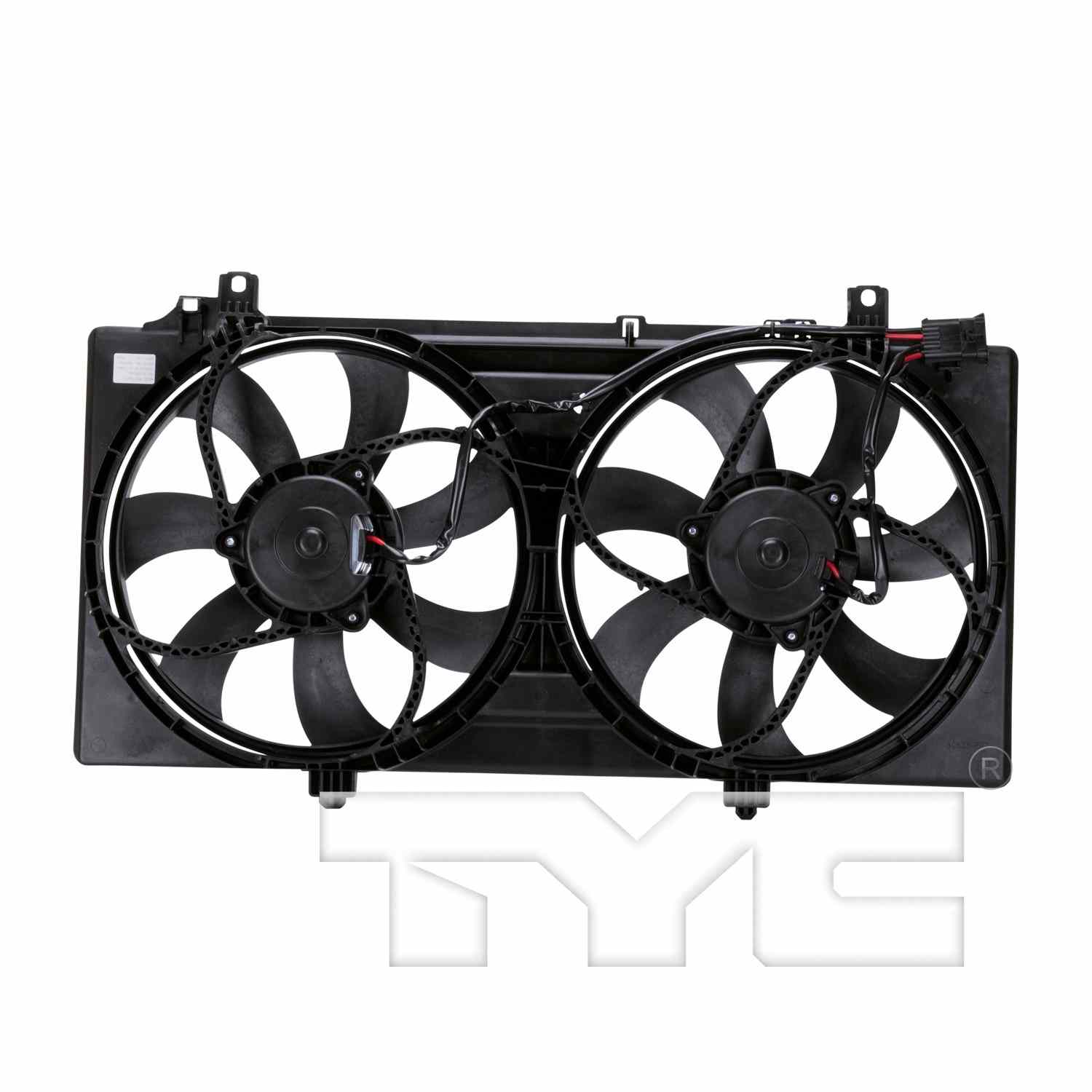 TYC Dual Radiator and Condenser Fan Assembly 622350