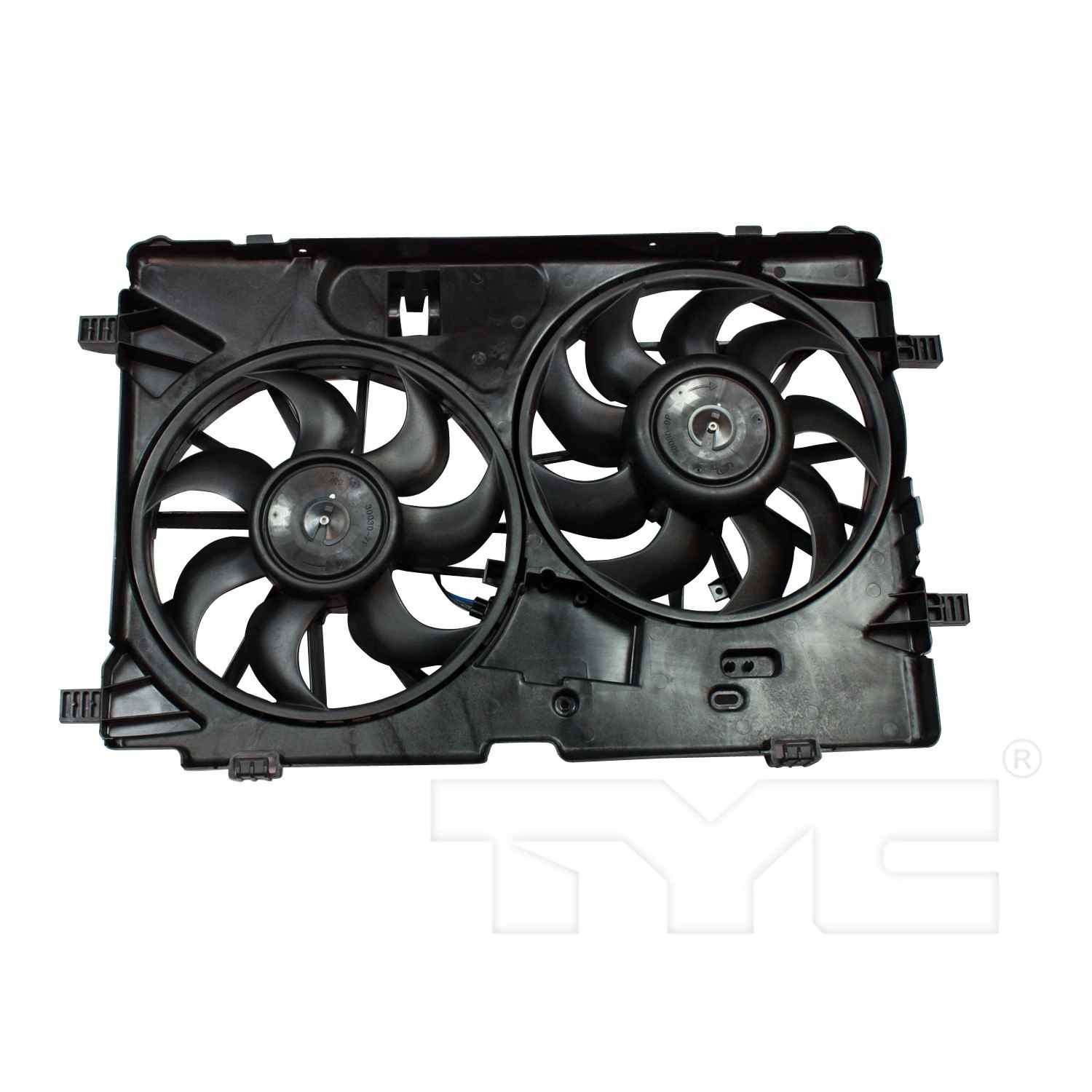 TYC Dual Radiator and Condenser Fan Assembly 622390