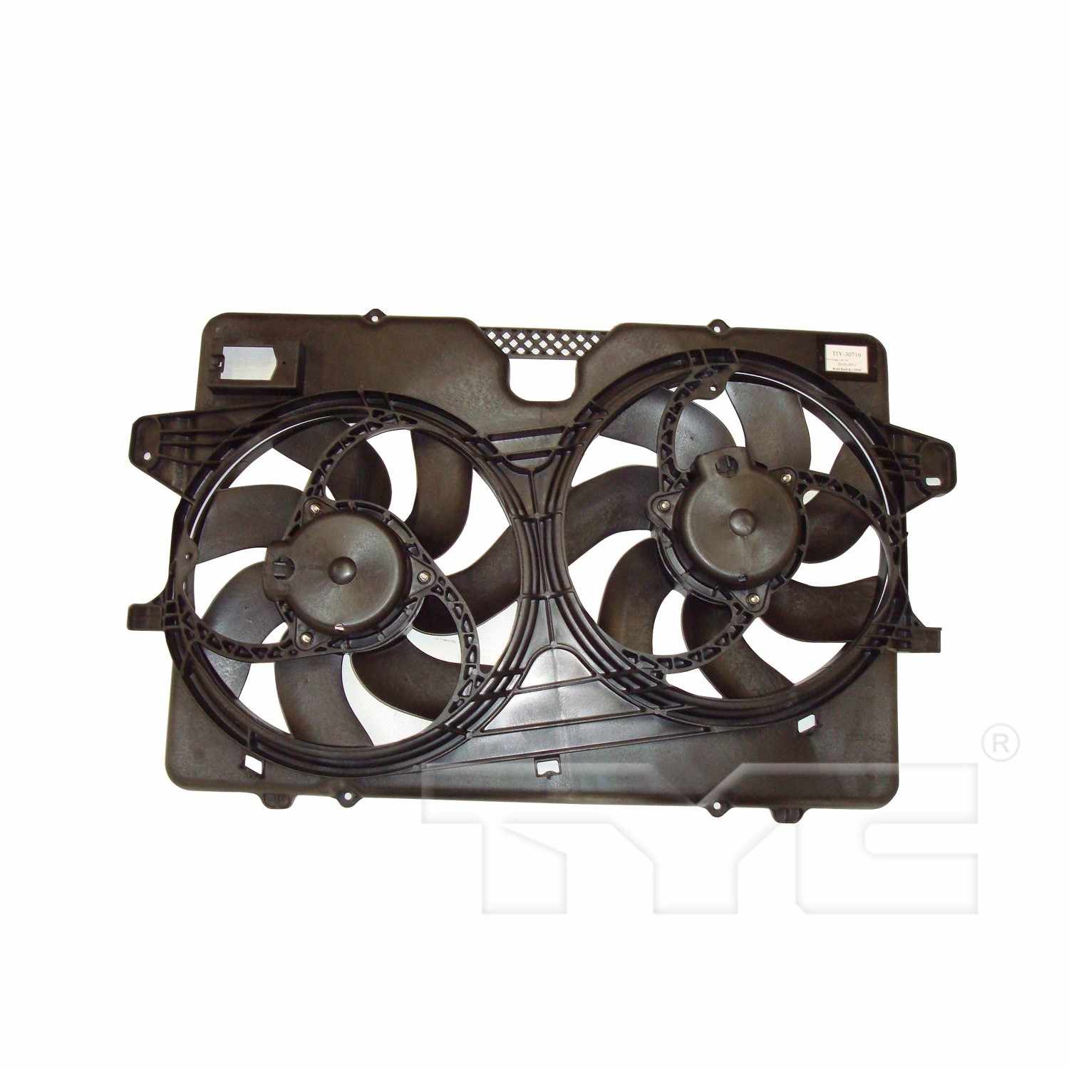 TYC Dual Radiator and Condenser Fan Assembly 622410