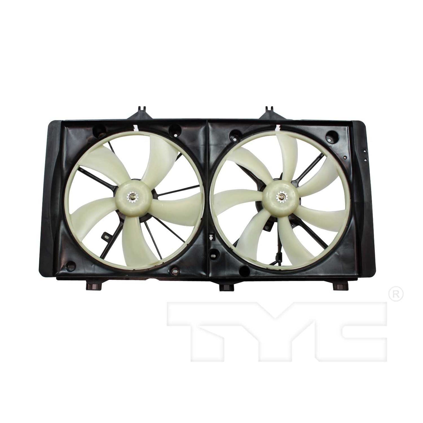 TYC Dual Radiator and Condenser Fan Assembly 622420