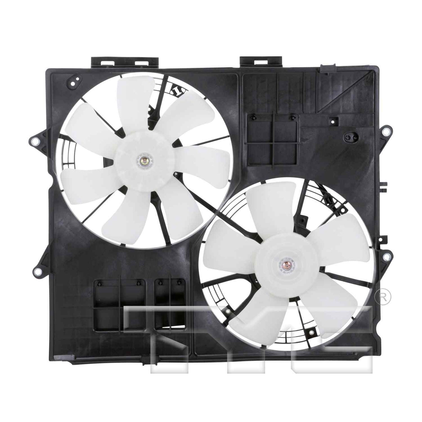 TYC Dual Radiator and Condenser Fan Assembly 622530