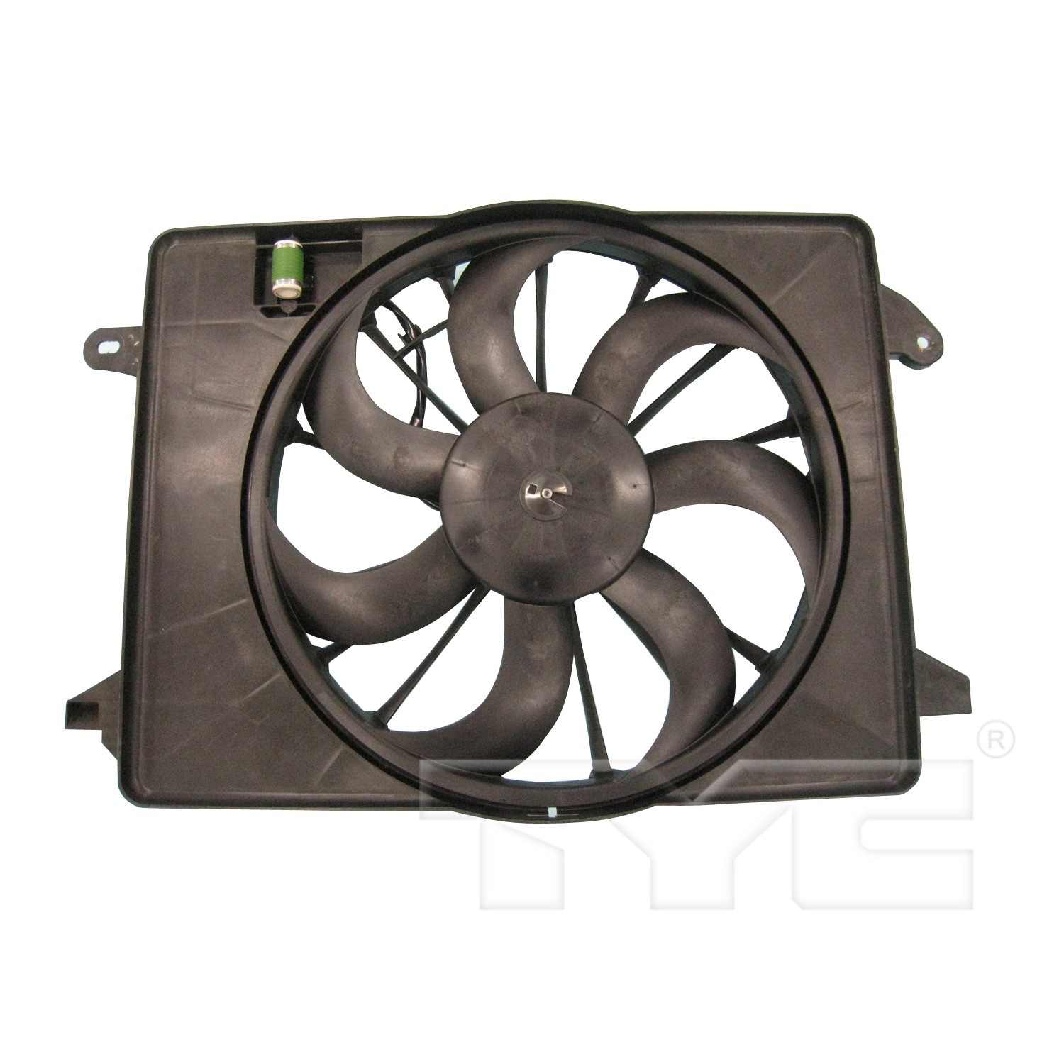 TYC Dual Radiator and Condenser Fan Assembly 622550