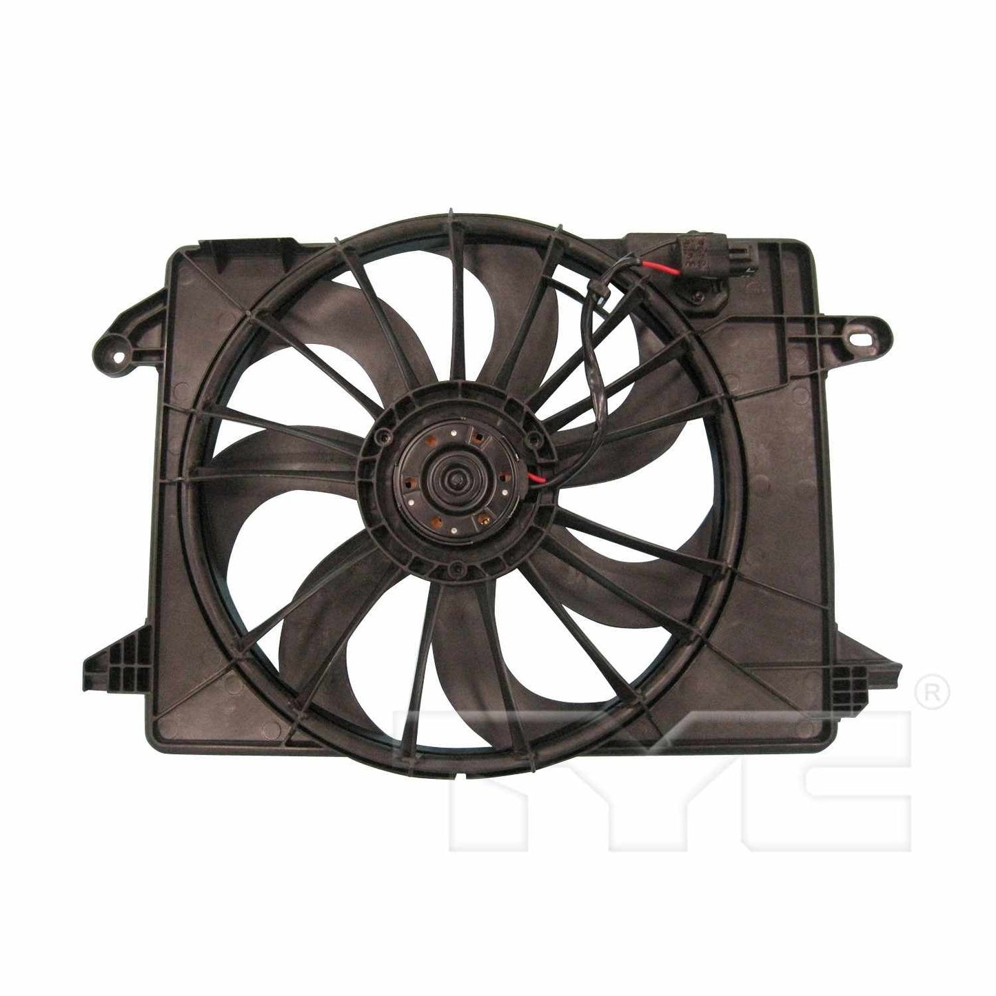 TYC Dual Radiator and Condenser Fan Assembly 622550