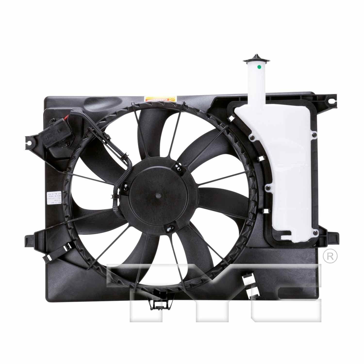 TYC Dual Radiator and Condenser Fan Assembly 622580