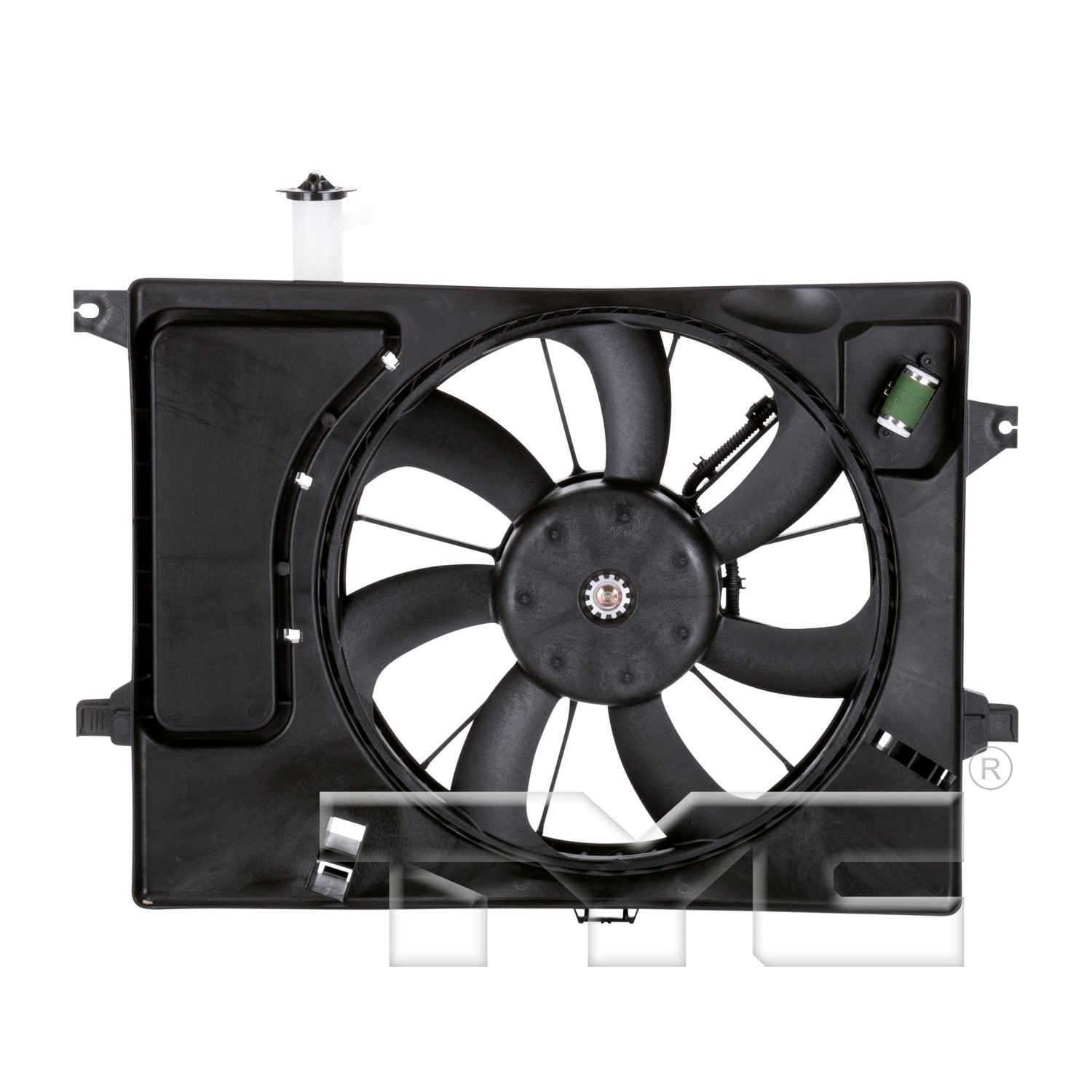 TYC Dual Radiator and Condenser Fan Assembly 622580