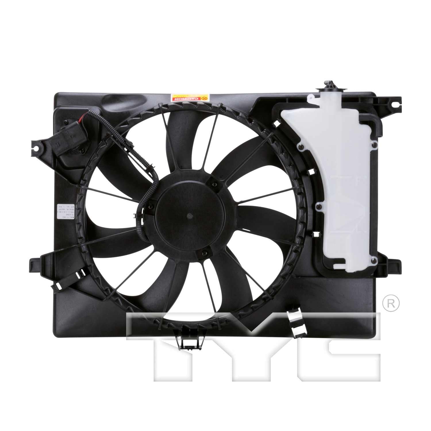 TYC Dual Radiator and Condenser Fan Assembly 622600