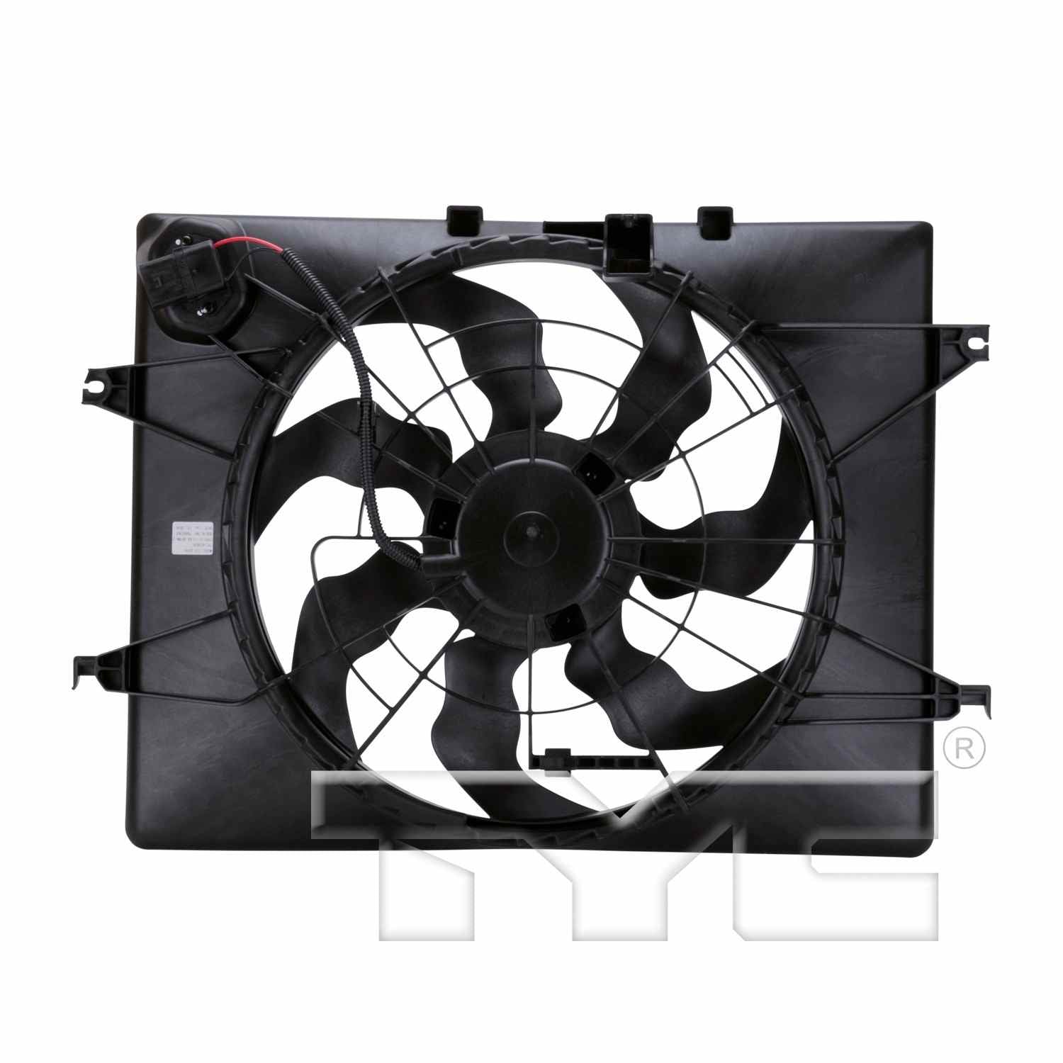 TYC Dual Radiator and Condenser Fan Assembly 622630