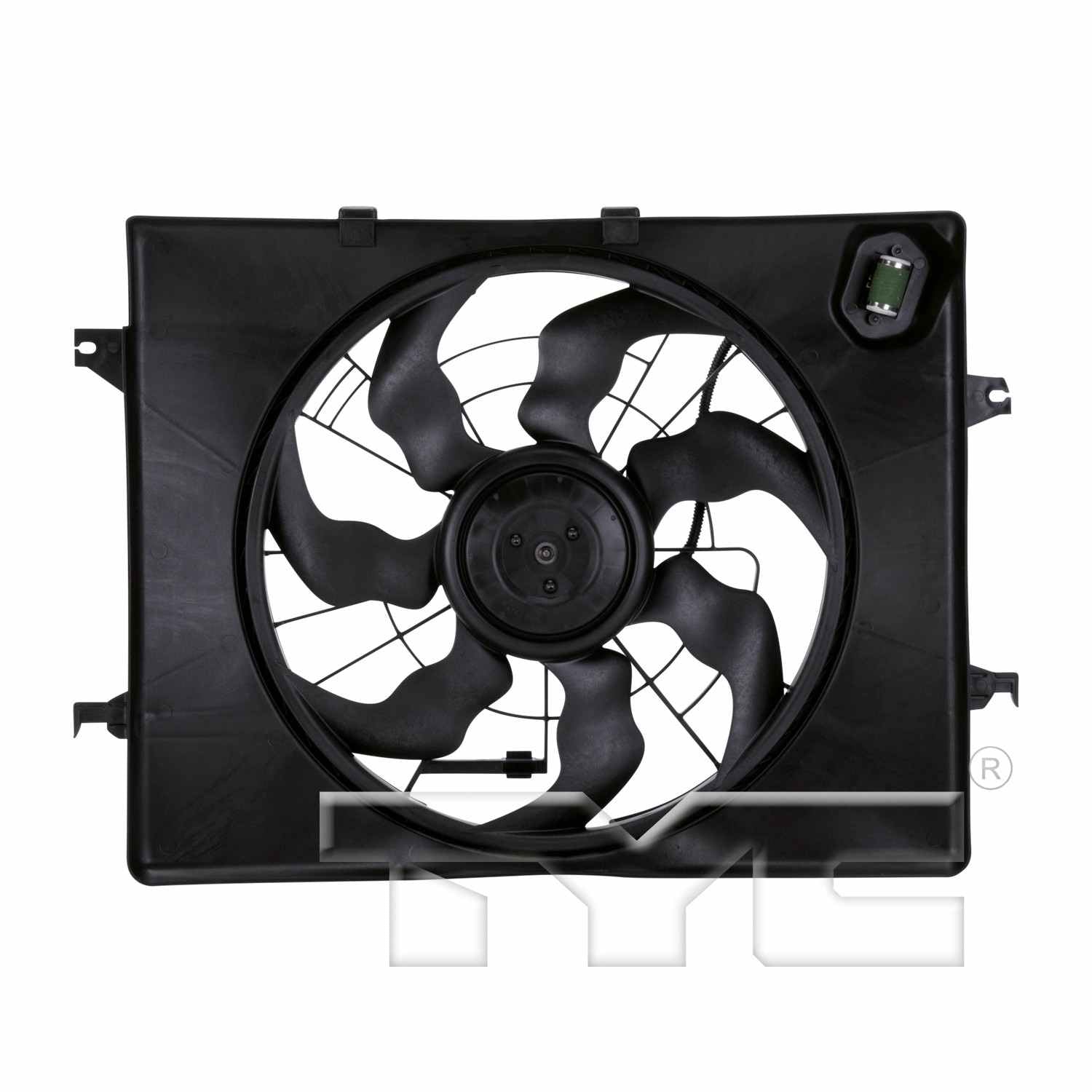 TYC Dual Radiator and Condenser Fan Assembly 622630