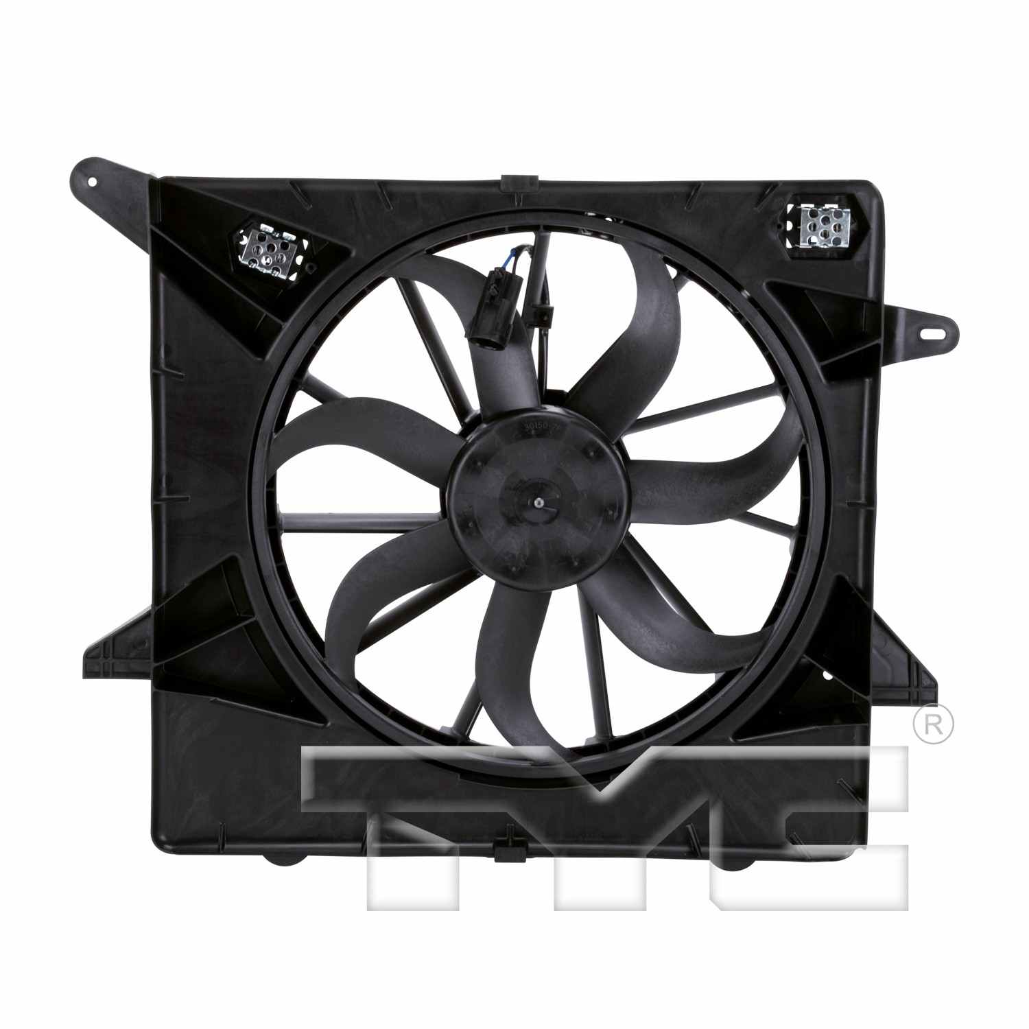 TYC Dual Radiator and Condenser Fan Assembly 622650