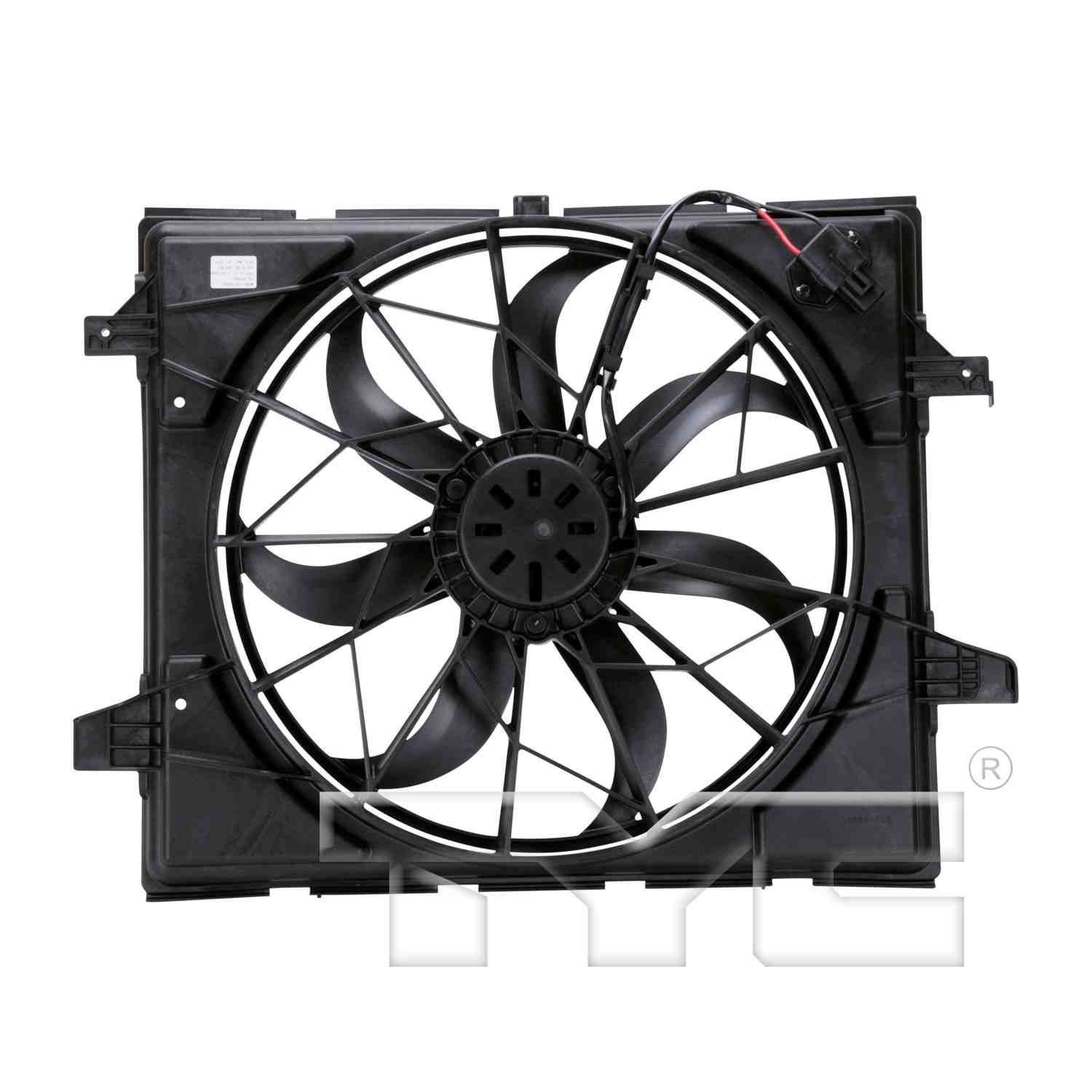 TYC Dual Radiator and Condenser Fan Assembly 622660