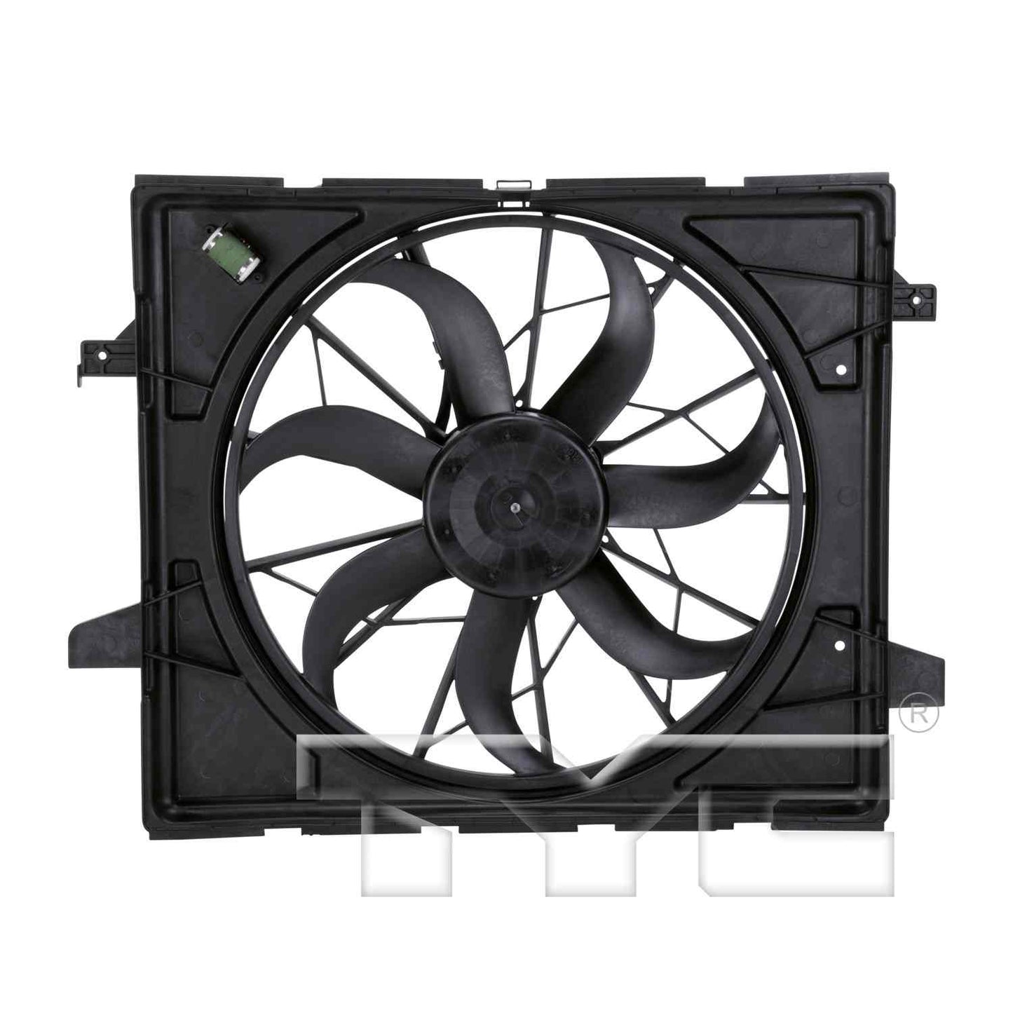 TYC Dual Radiator and Condenser Fan Assembly 622660
