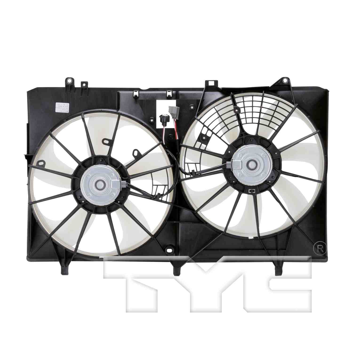 TYC Dual Radiator and Condenser Fan Assembly 622670