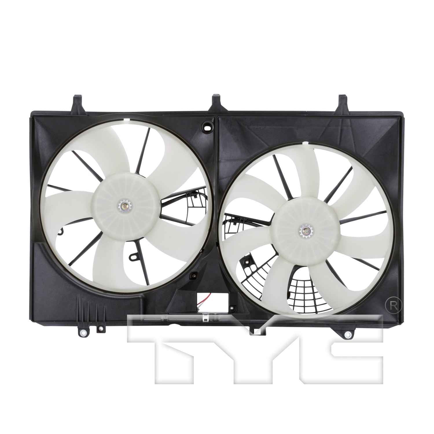 TYC Dual Radiator and Condenser Fan Assembly 622680
