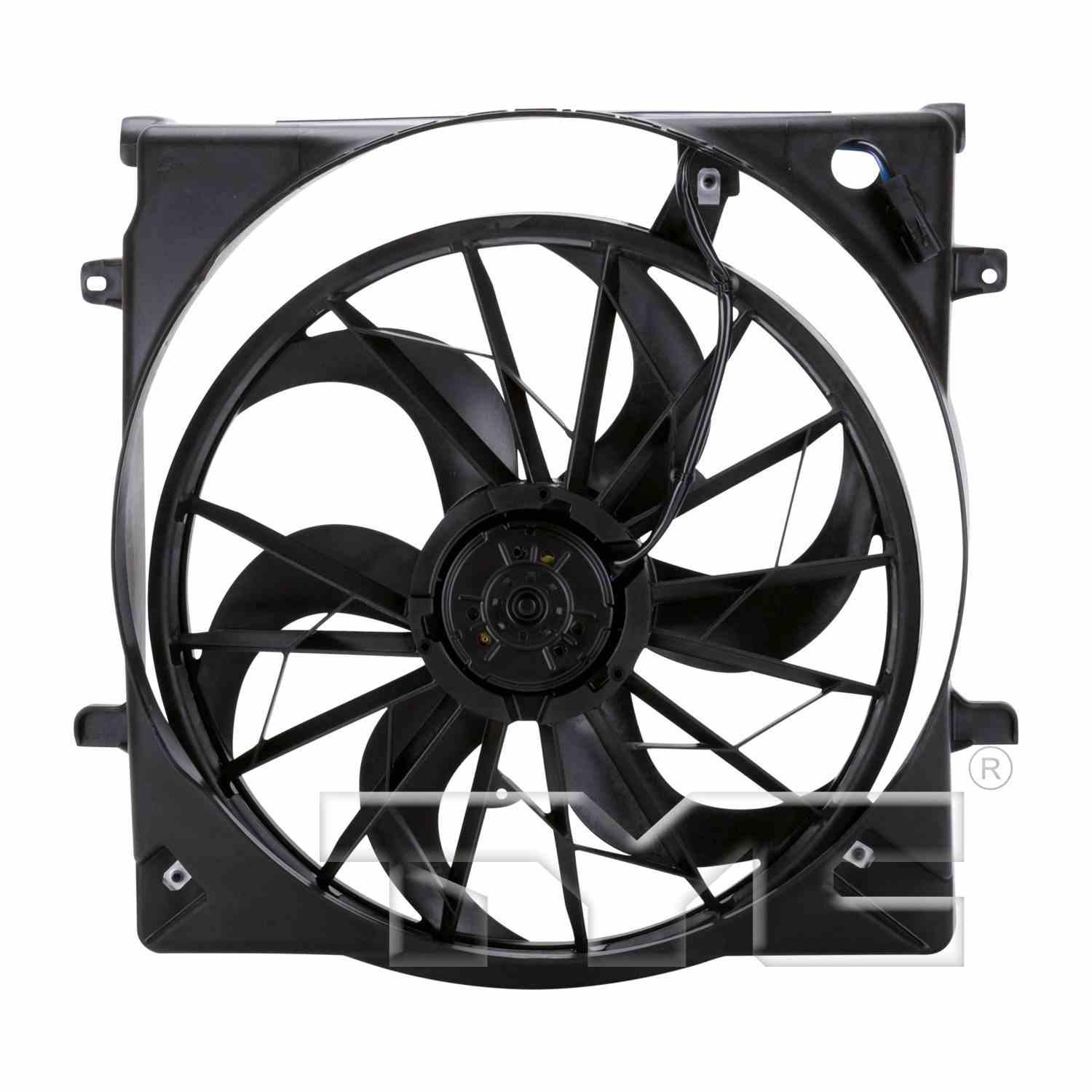 TYC Dual Radiator and Condenser Fan Assembly 622690