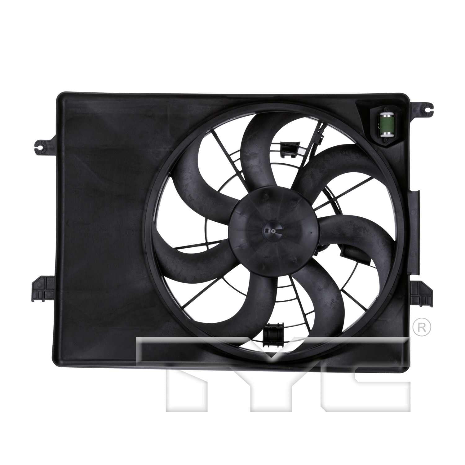 TYC Dual Radiator and Condenser Fan Assembly 622700