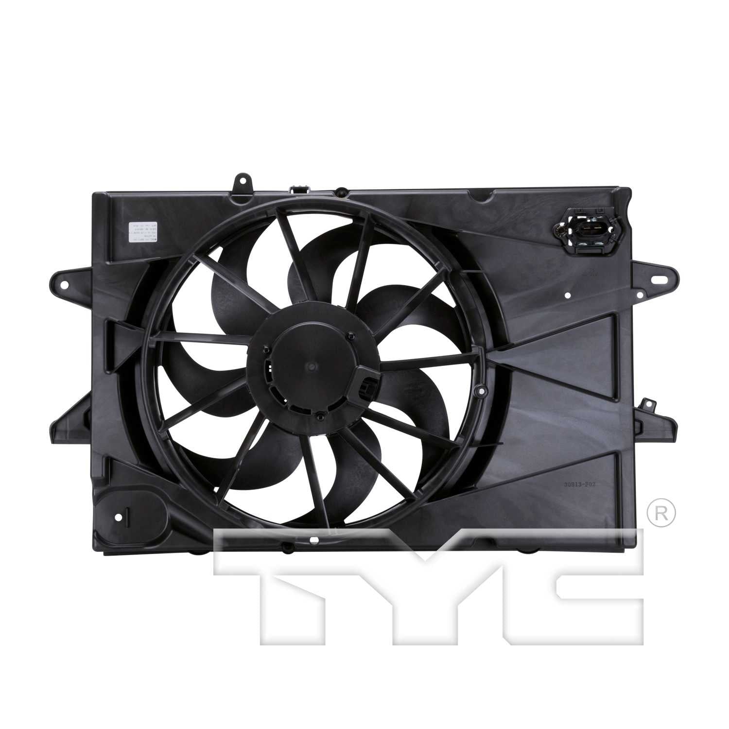 TYC Dual Radiator and Condenser Fan Assembly 622720