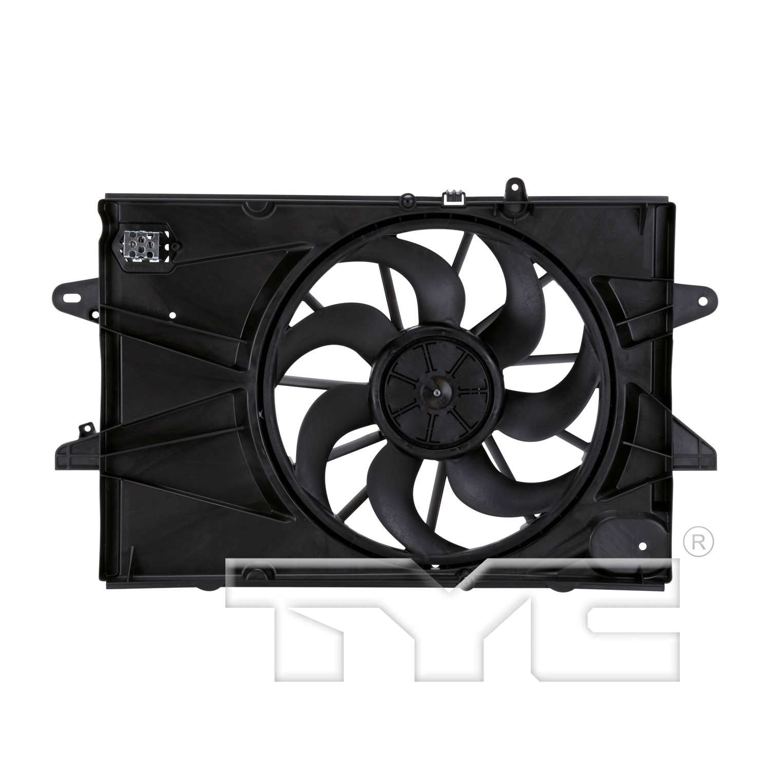 TYC Dual Radiator and Condenser Fan Assembly 622720