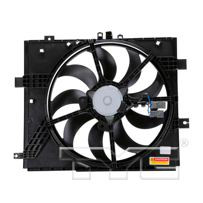 TYC Dual Radiator and Condenser Fan Assembly