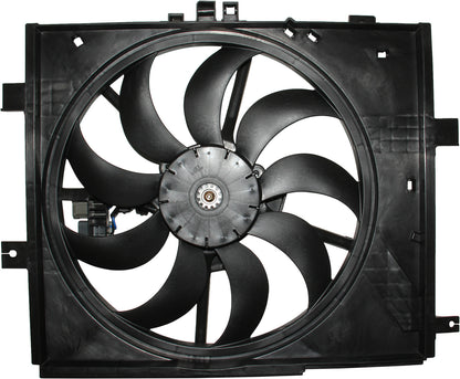 TYC Dual Radiator and Condenser Fan Assembly