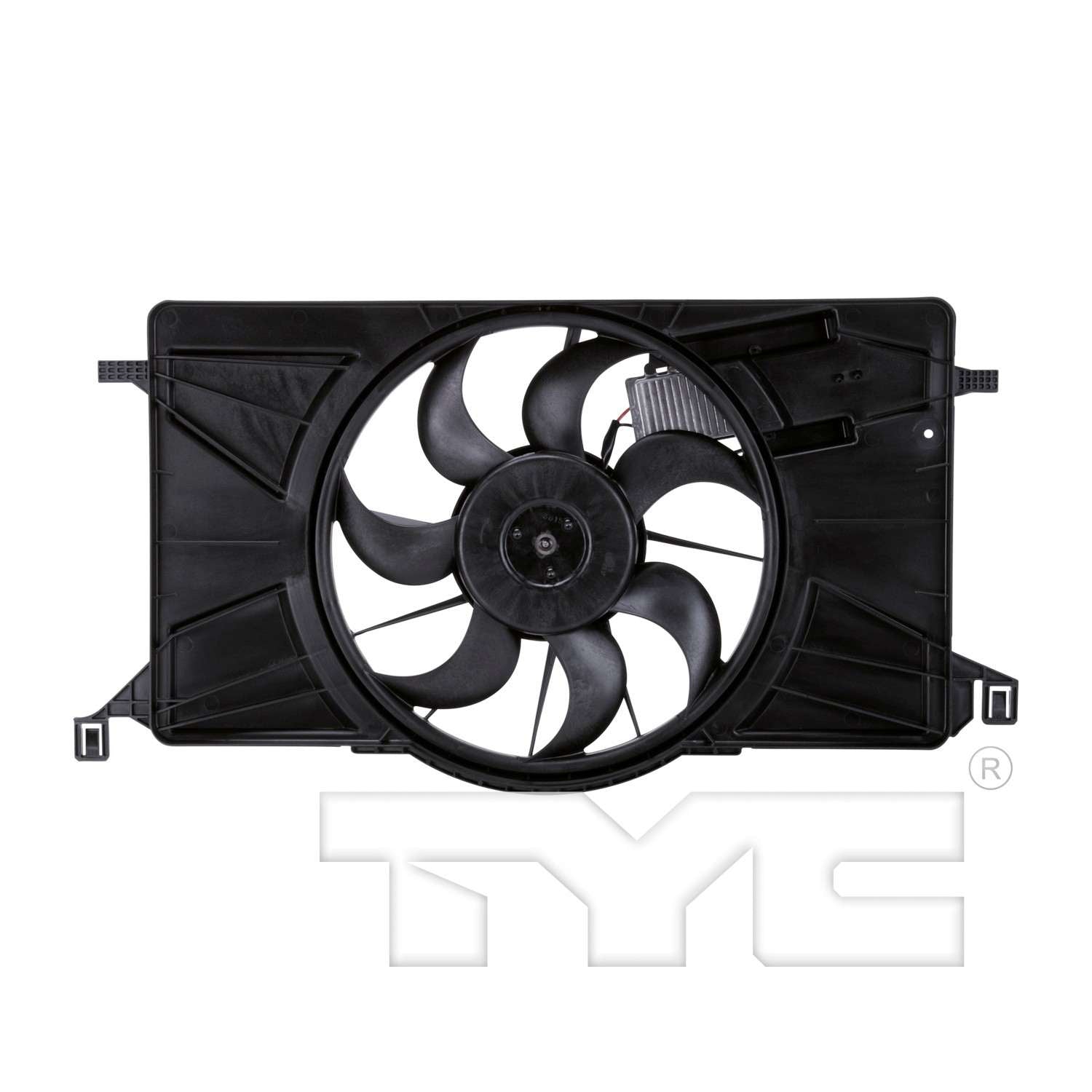 TYC Dual Radiator and Condenser Fan Assembly 622800