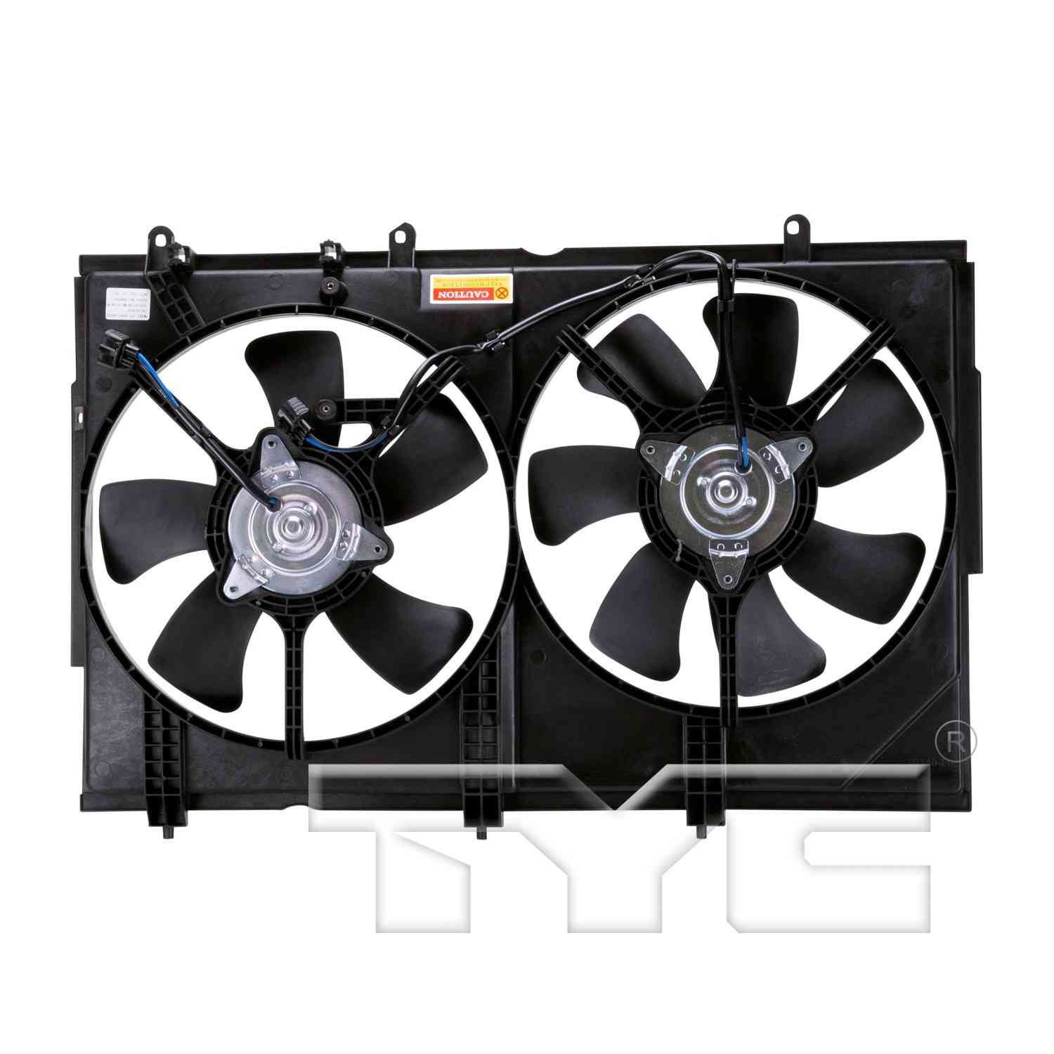 TYC Dual Radiator and Condenser Fan Assembly 622810