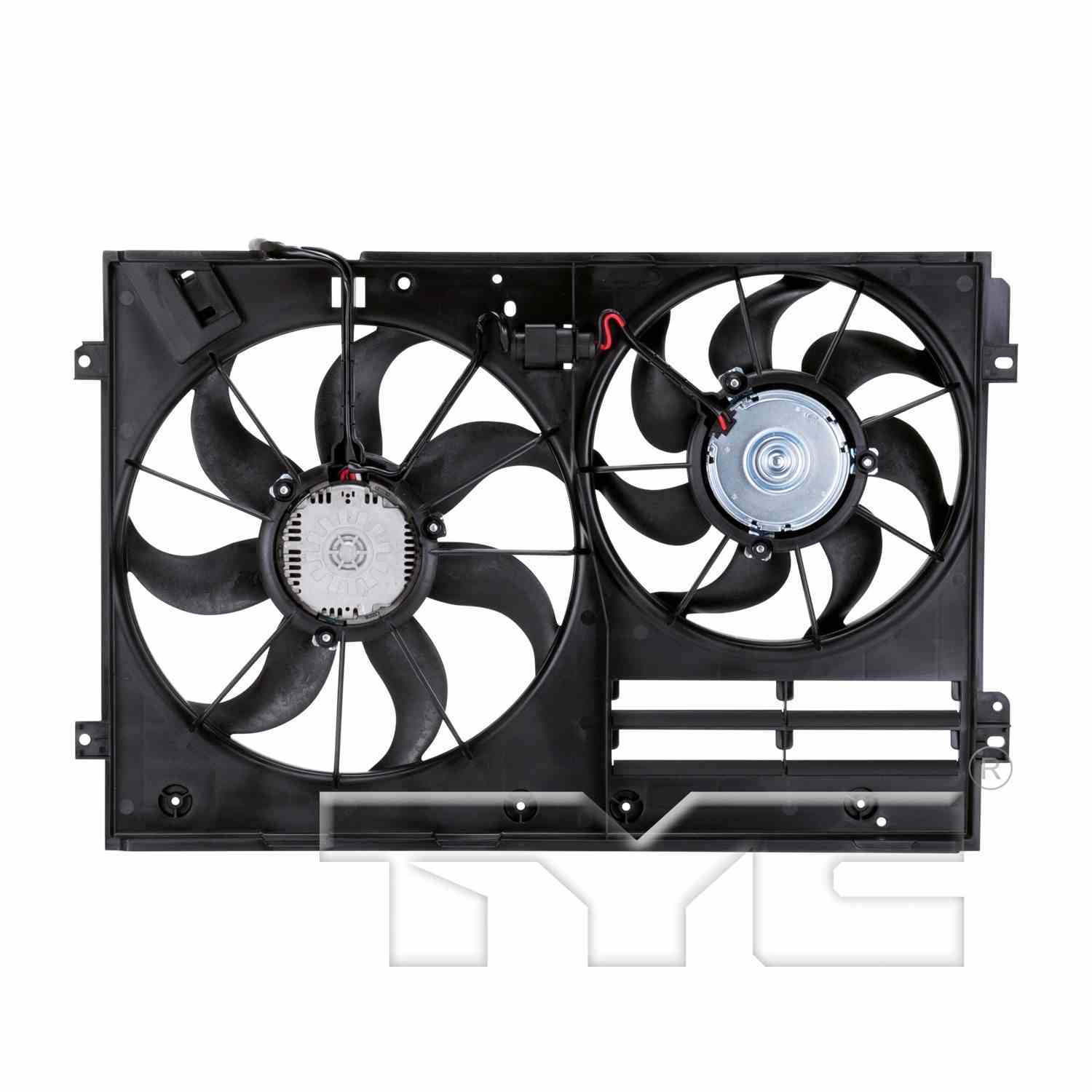 TYC Dual Radiator and Condenser Fan Assembly 622820