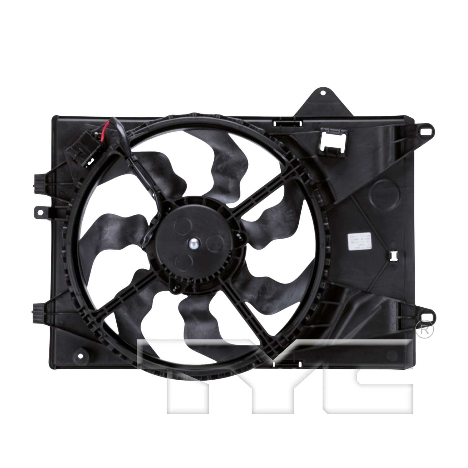 TYC Dual Radiator and Condenser Fan Assembly 622840