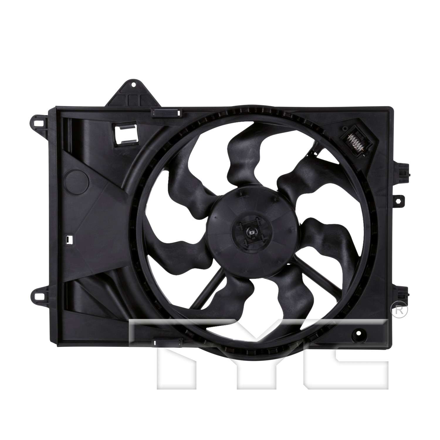 TYC Dual Radiator and Condenser Fan Assembly 622840