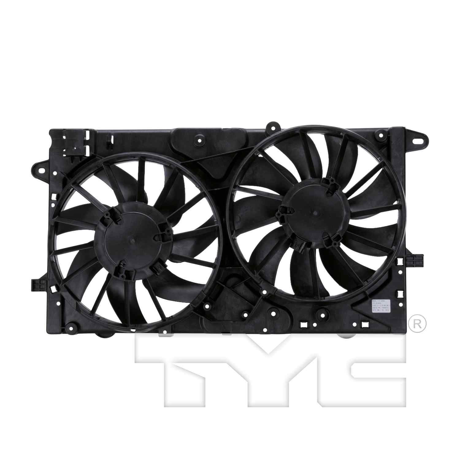 TYC Dual Radiator and Condenser Fan Assembly 622850