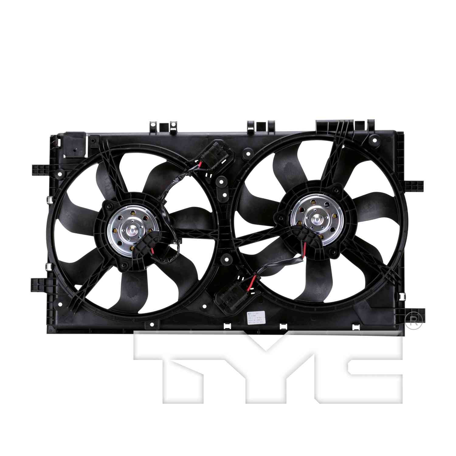 TYC Dual Radiator and Condenser Fan Assembly 622860