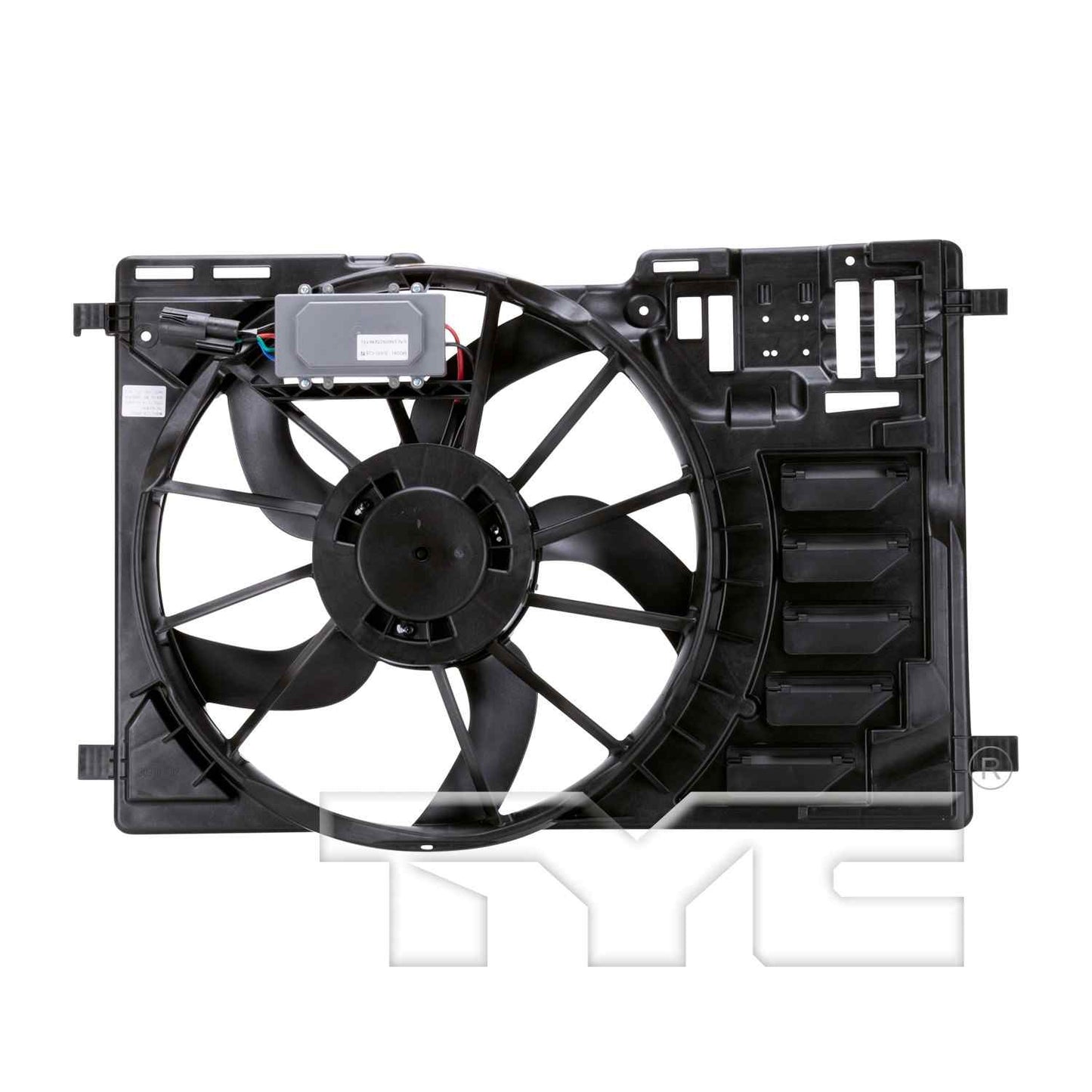 TYC Dual Radiator and Condenser Fan Assembly 622870