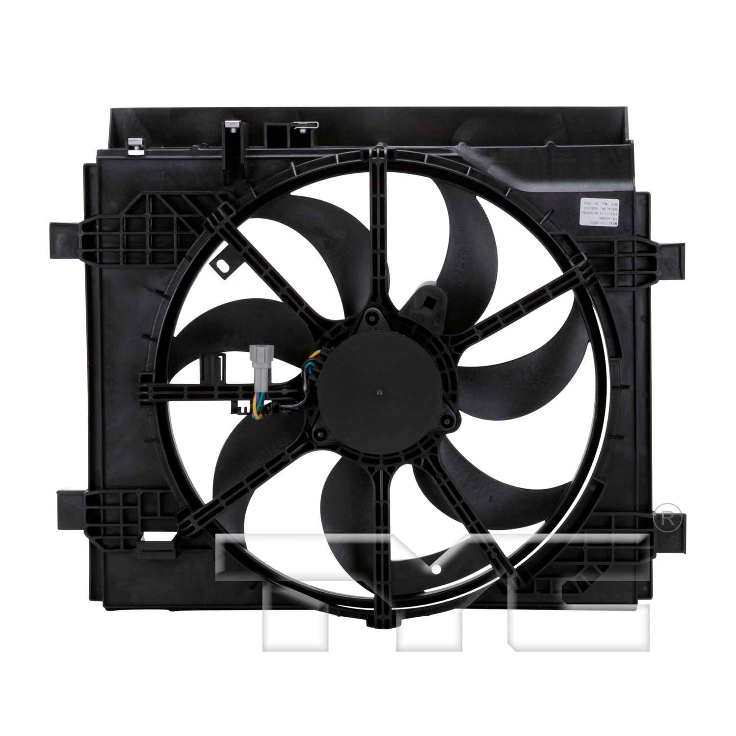 TYC Dual Radiator and Condenser Fan Assembly
